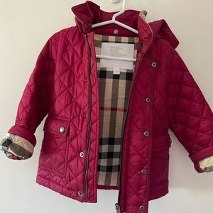 Authentic Burberry children’s Coat. Like new